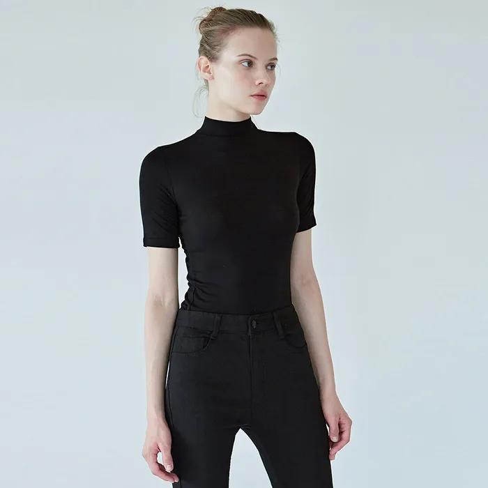 MOCK NECK HALF TOP_4 COLOR