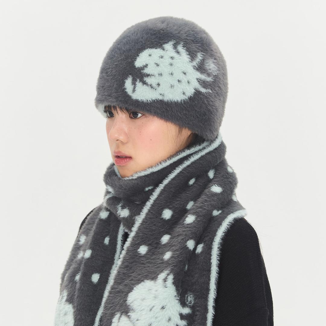 STAR BERRY BEANIE [GREY]