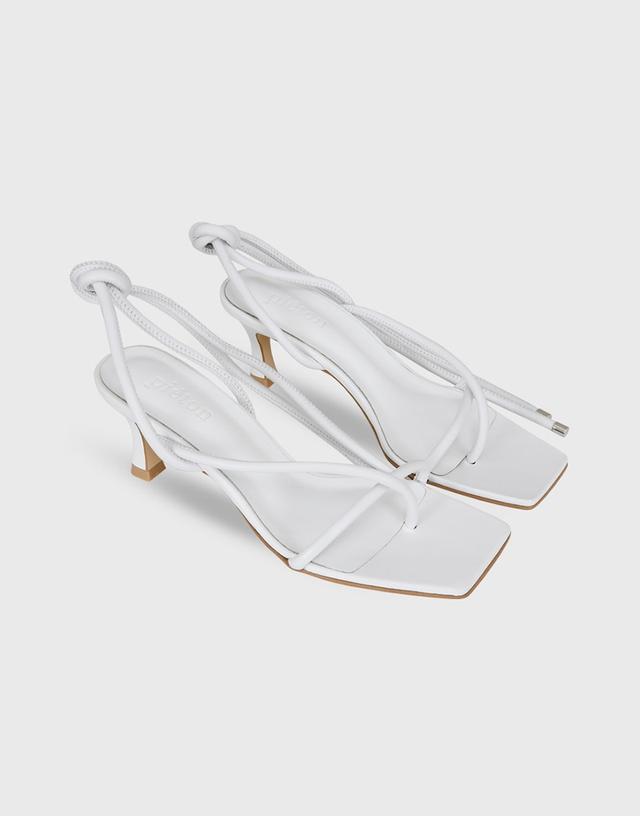 GENK string sandals_white