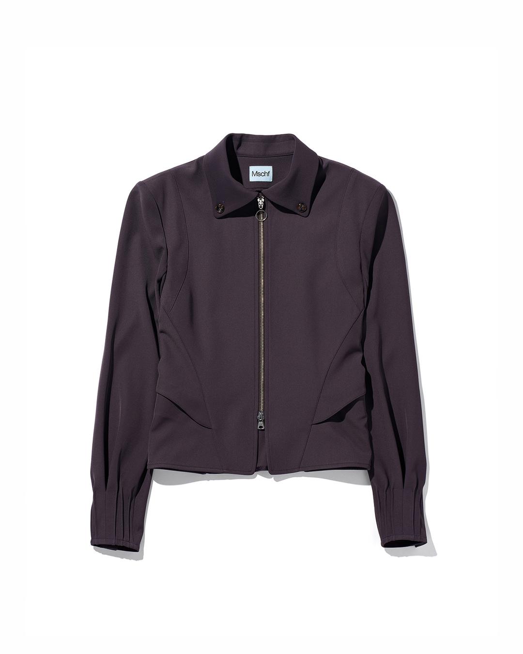 TAILORED UNIFORM JACKET_PURPLE CHARCOAL