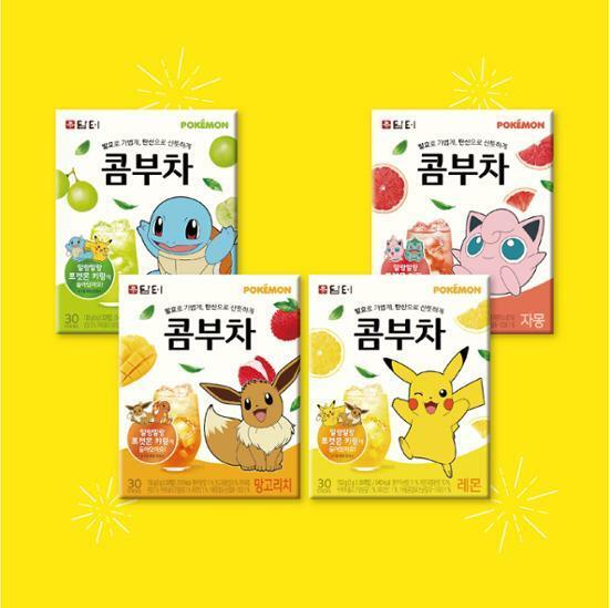 담터 포켓몬 콤부차 30T 4종 중 택1