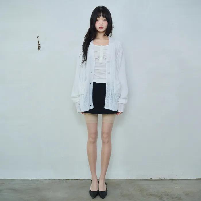 에리 소프트 가디건  [WHITE]