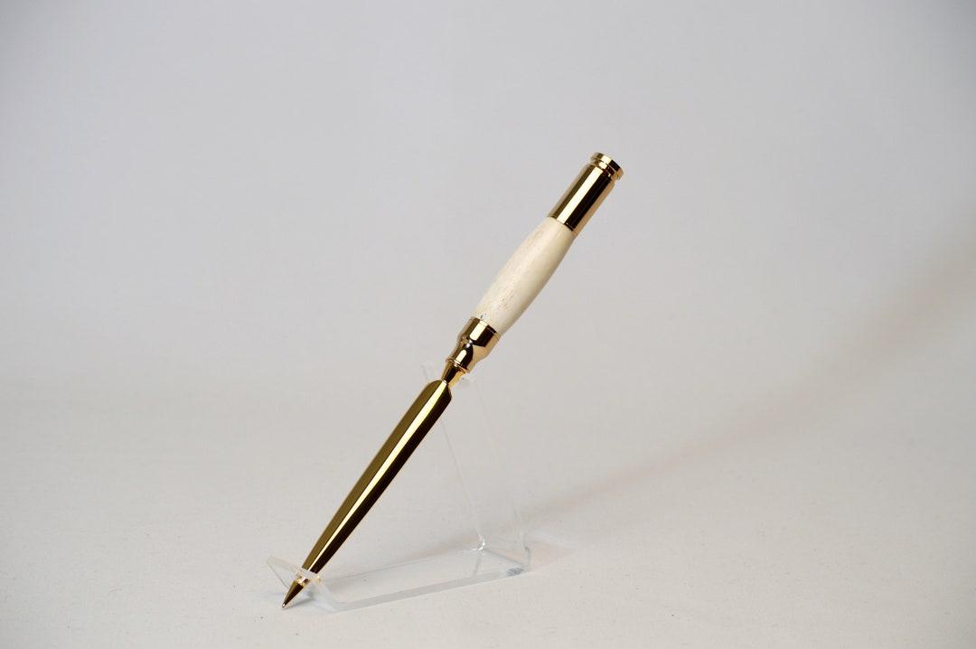 Deer Antler Bullet Letter Opener in Gold Finish