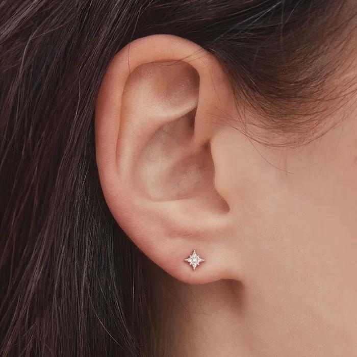 [silver925][태연 착용] starlet cubic earring
