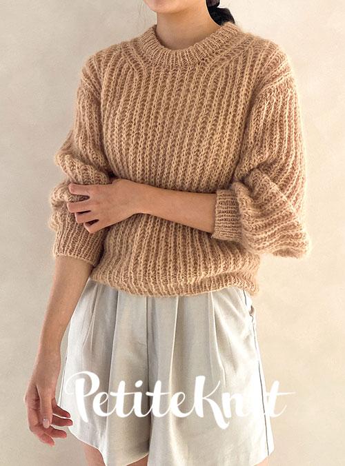 [PDF도안][PetiteKnit] 새틴 알파카 모헤어 셉템버 스웨터 도안