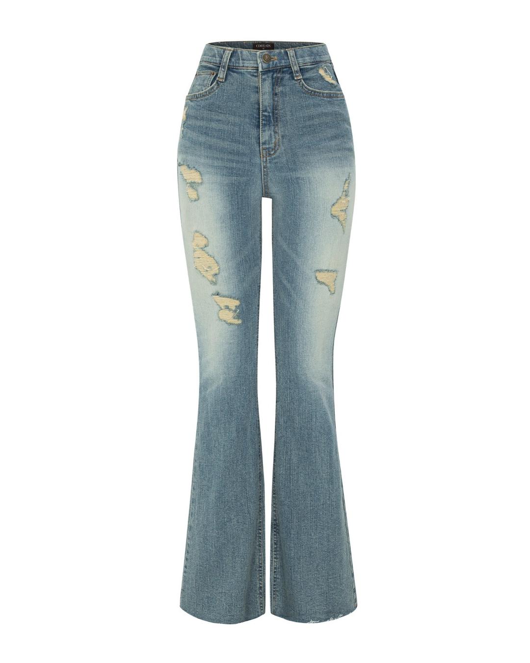 CS RIPPED BOOTCUT JEANS-021