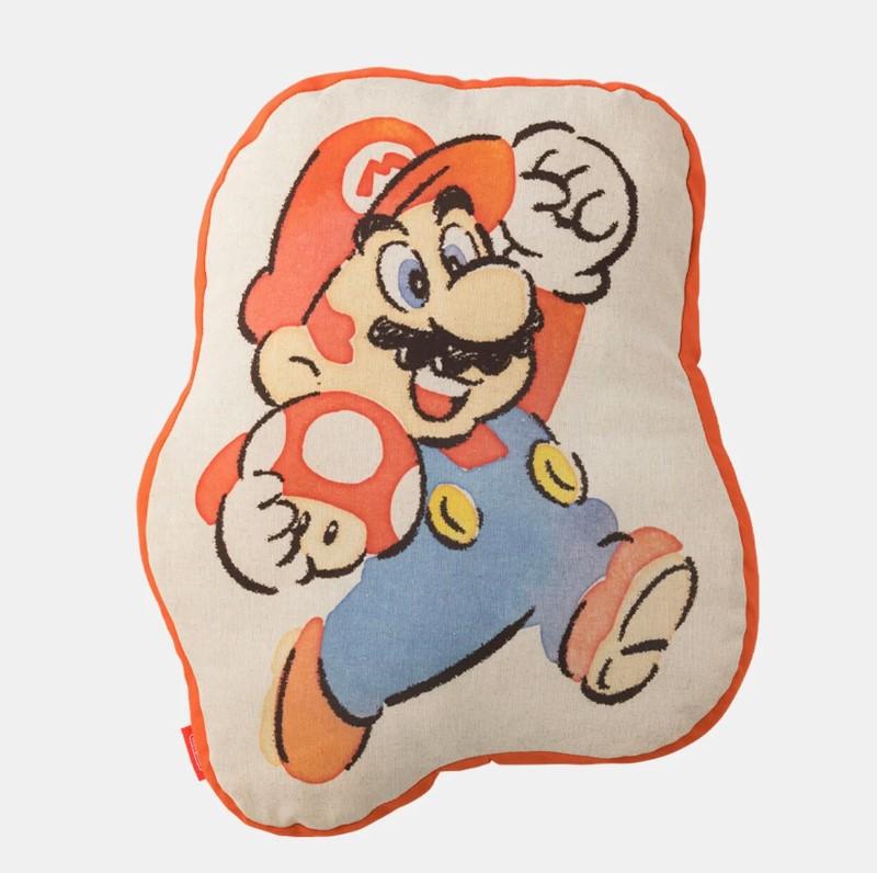 일본 닌텐도 스토어 슈퍼 마리오 캐릭터 다이컷 쿠션