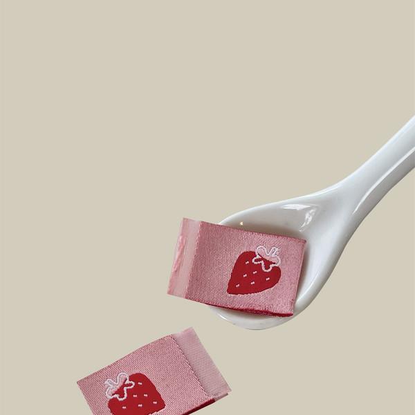 Strawberry Label - Pink (4ea) 🍓