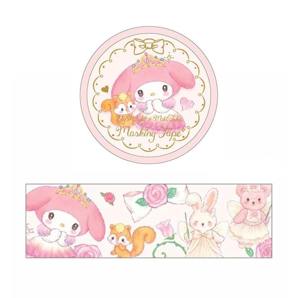 산리오 X 타케이미키 콜라보 마스킹테이프 마이멜로디 종이테이프 마테