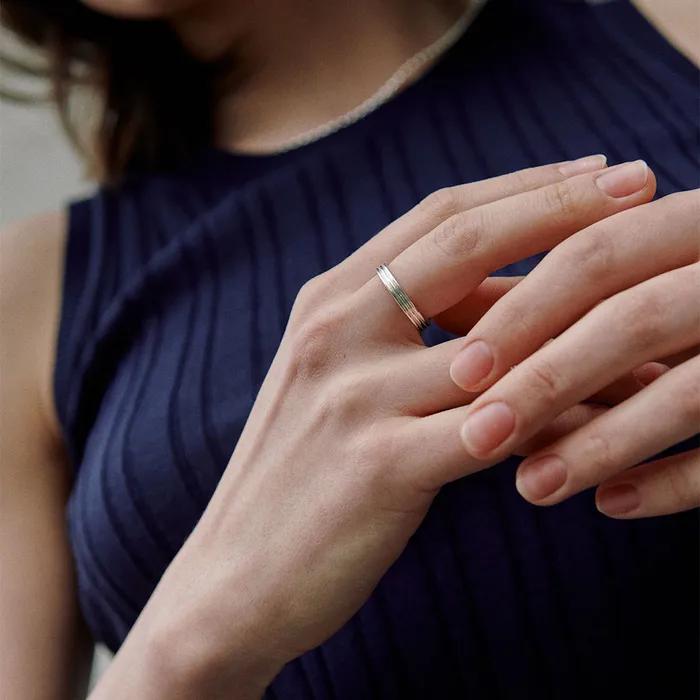 [925 silver] Cinq.silver.204 / fort ring