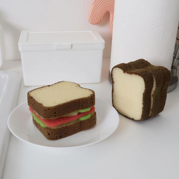 샌드위치 식빵 수세미