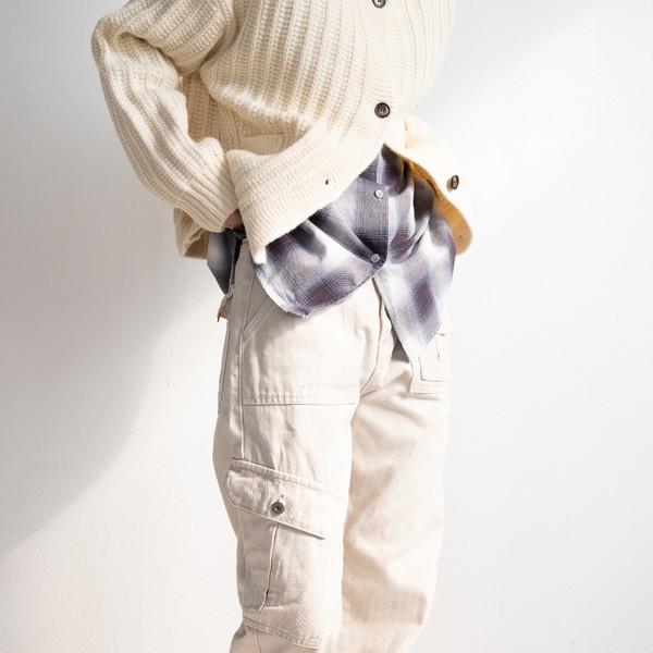 113 Pocket Bootcut Pants (Beige/4size)