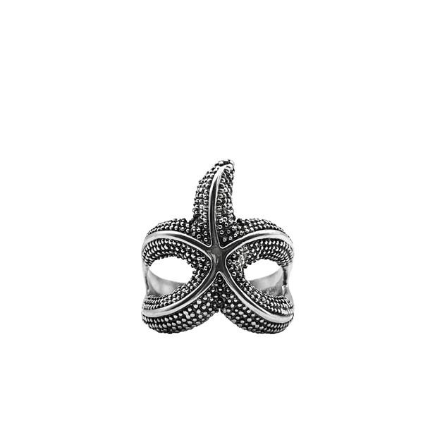 Vintage Starfish 925silver Ring