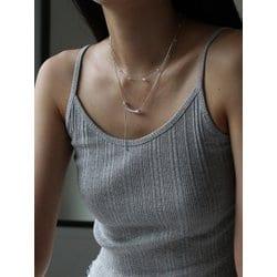 [Silver 925] Slide Ribbon Necklace