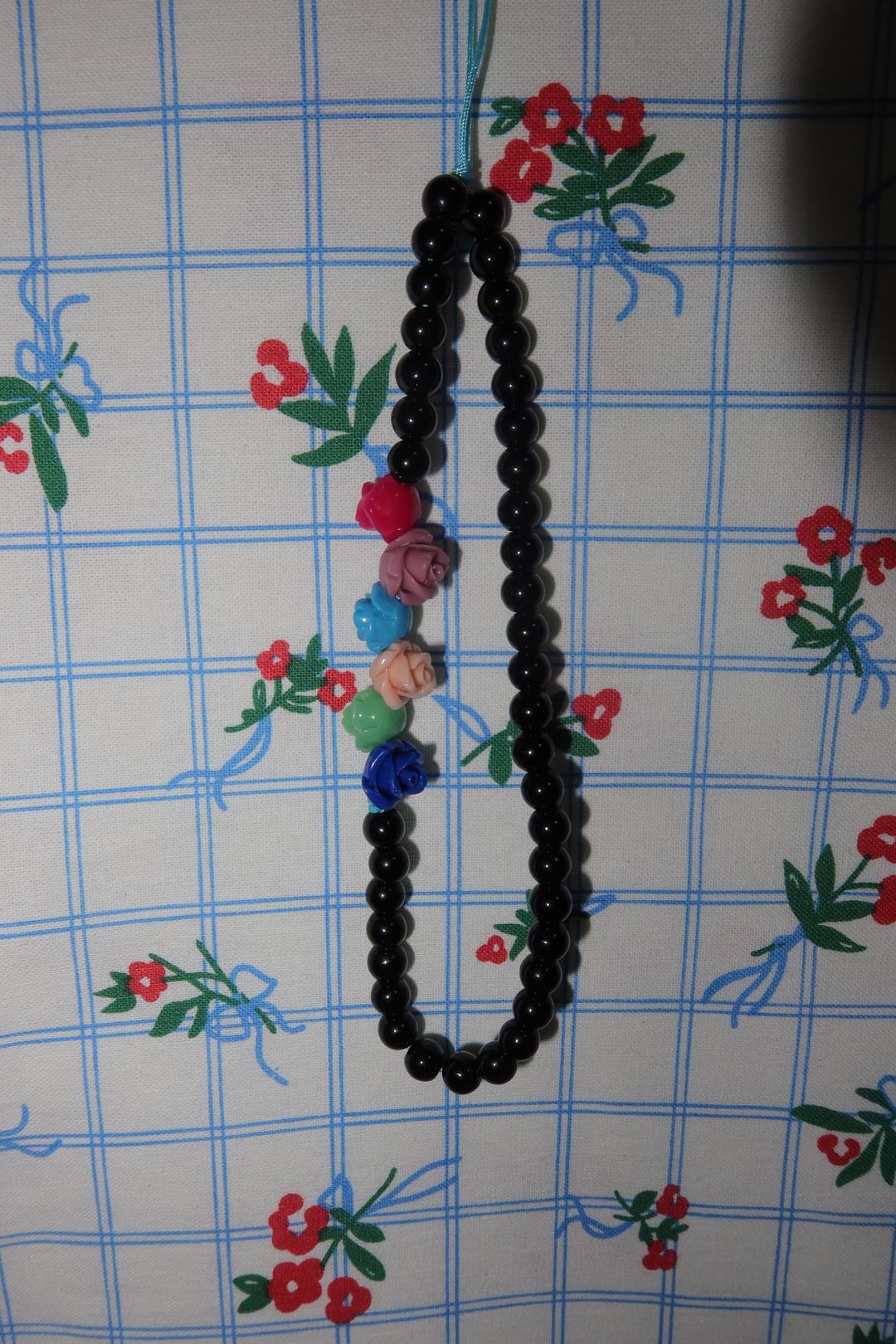 black rose strap