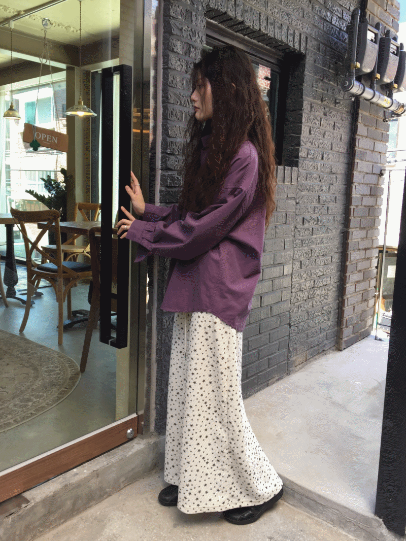 엠보 스타 스커트