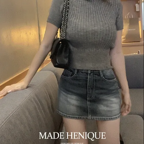 [자체제작] 155cm 뉴젠 치마 바지 -2 color (봄신상/스커트/미니/치마/치마바지/바지/데님/데일리룩/데이트룩/fw/겨울/워싱)