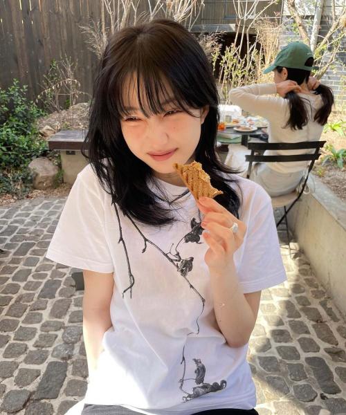 폴리지 티셔츠 (화이트)