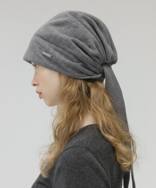 시티 노티디 헤어 반다나 비니_GRAY