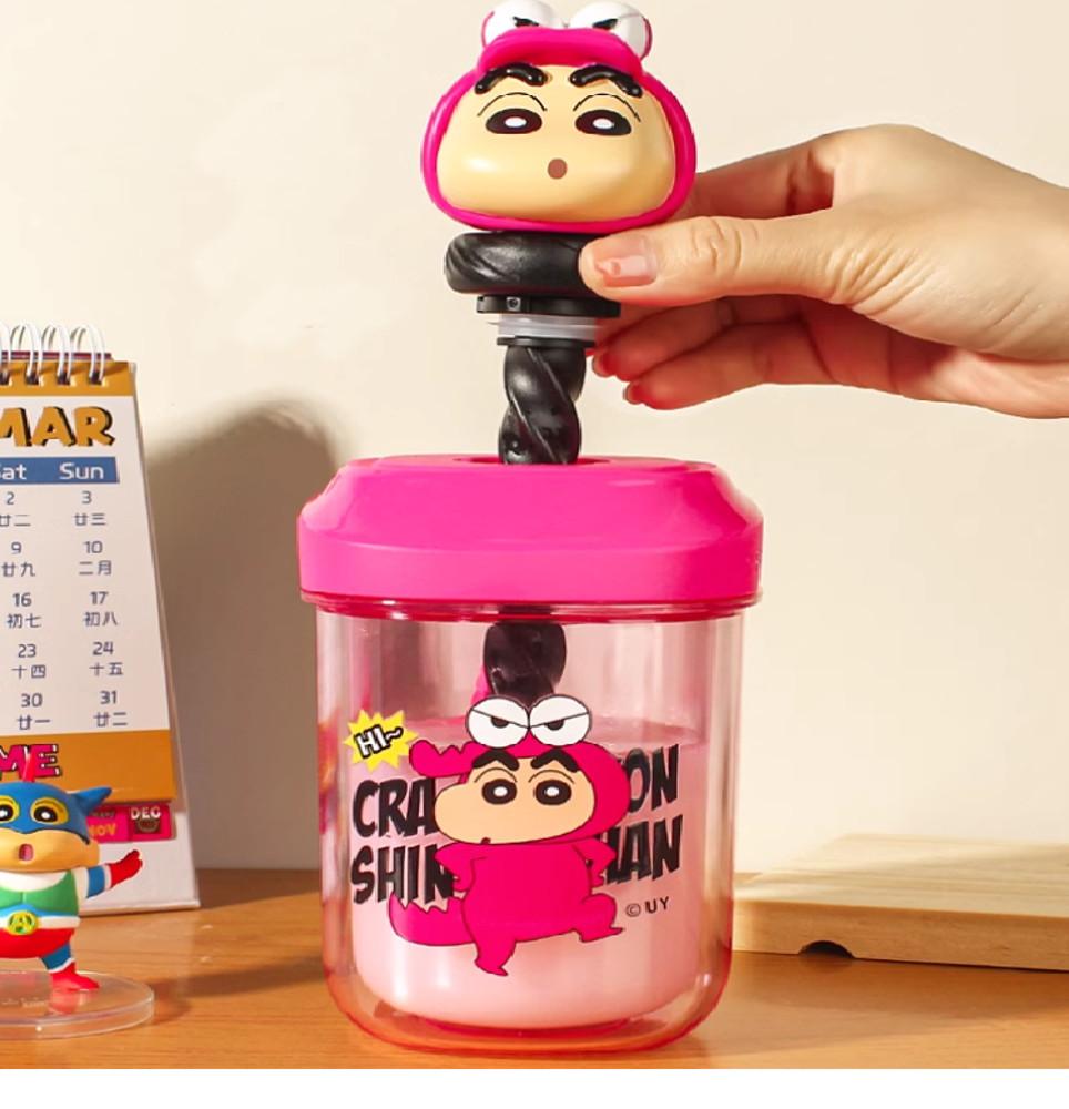 짱구 쉐이크 텀블러 믹서 물컵 500ml A타입