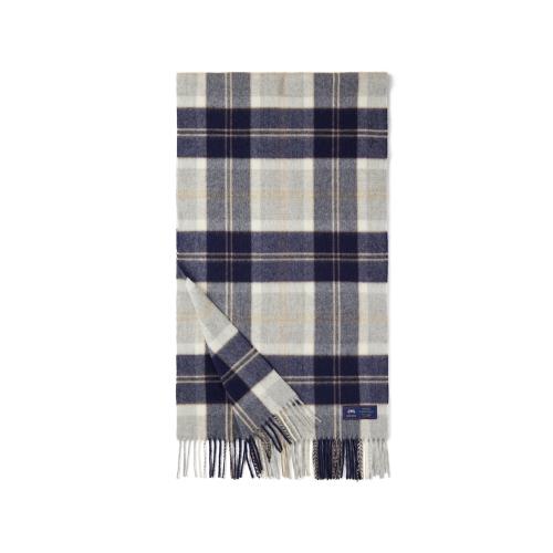 메리노울 숄 머플러 50cm - 반녹번 실버