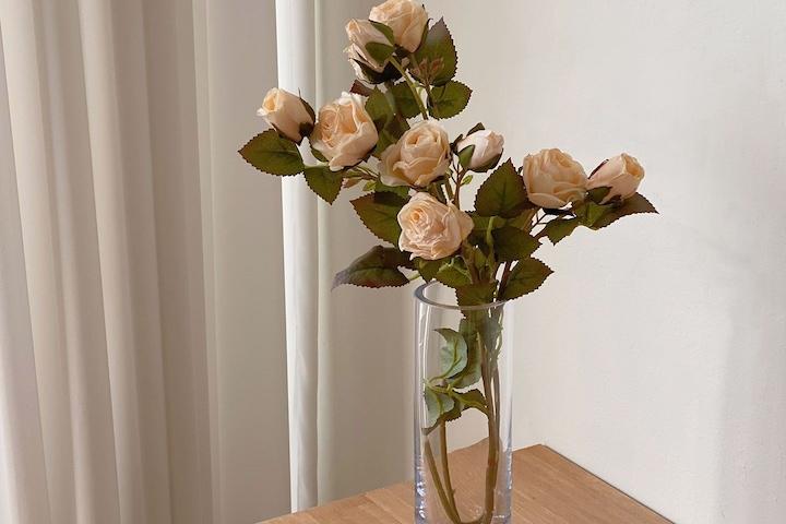 말린 장미 조화 4colors