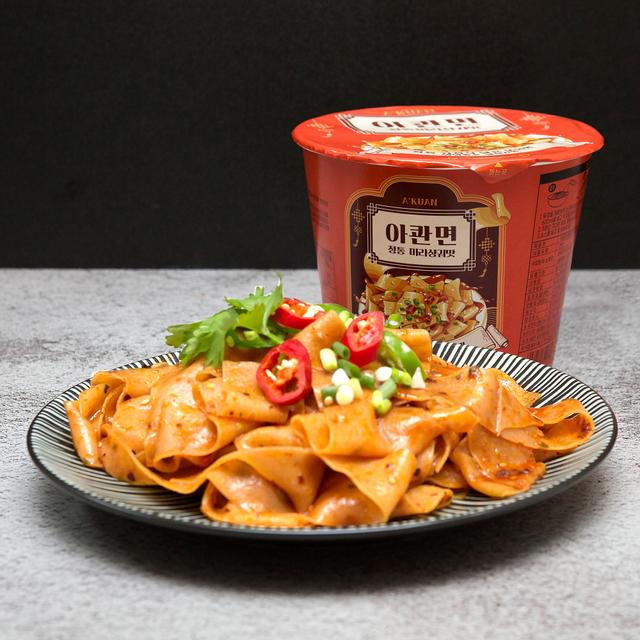 아콴면 마라샹궈맛 컵라면 마라탕면 비빔면 [원산지:중국]