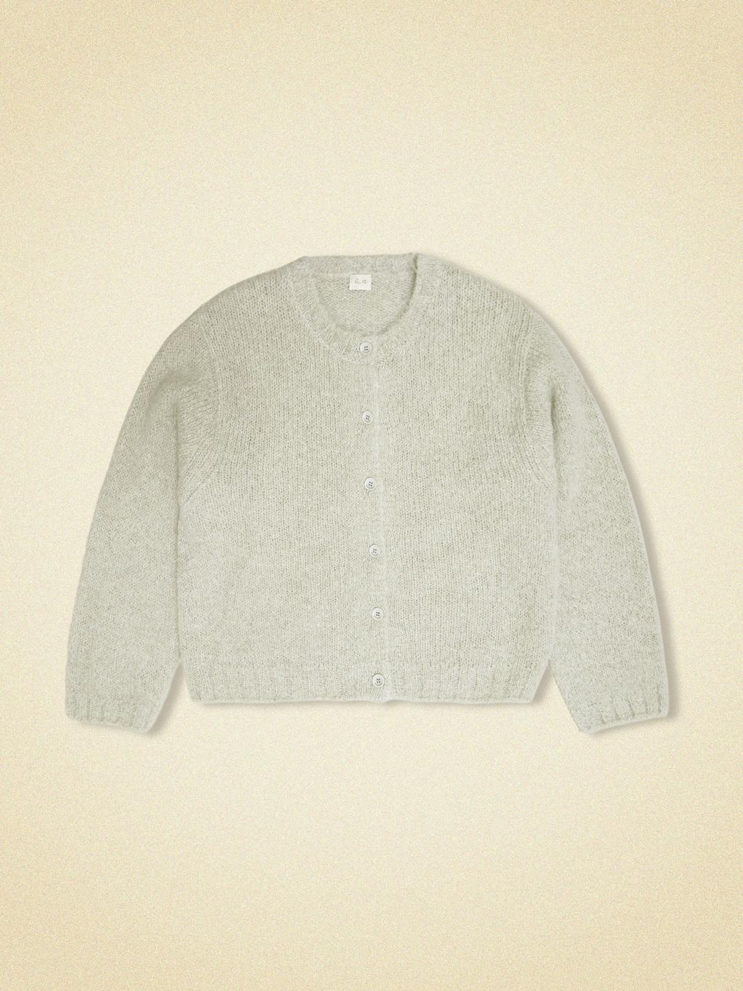 pul cardigan - gray beige