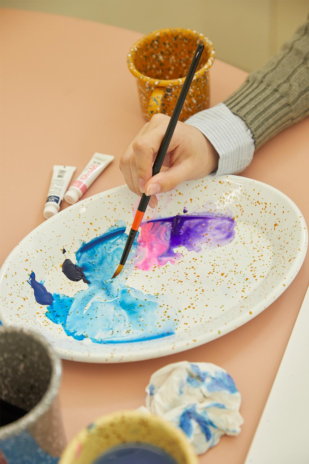 에딩 밀키웨이 법랑 오벌플레이트 6 color