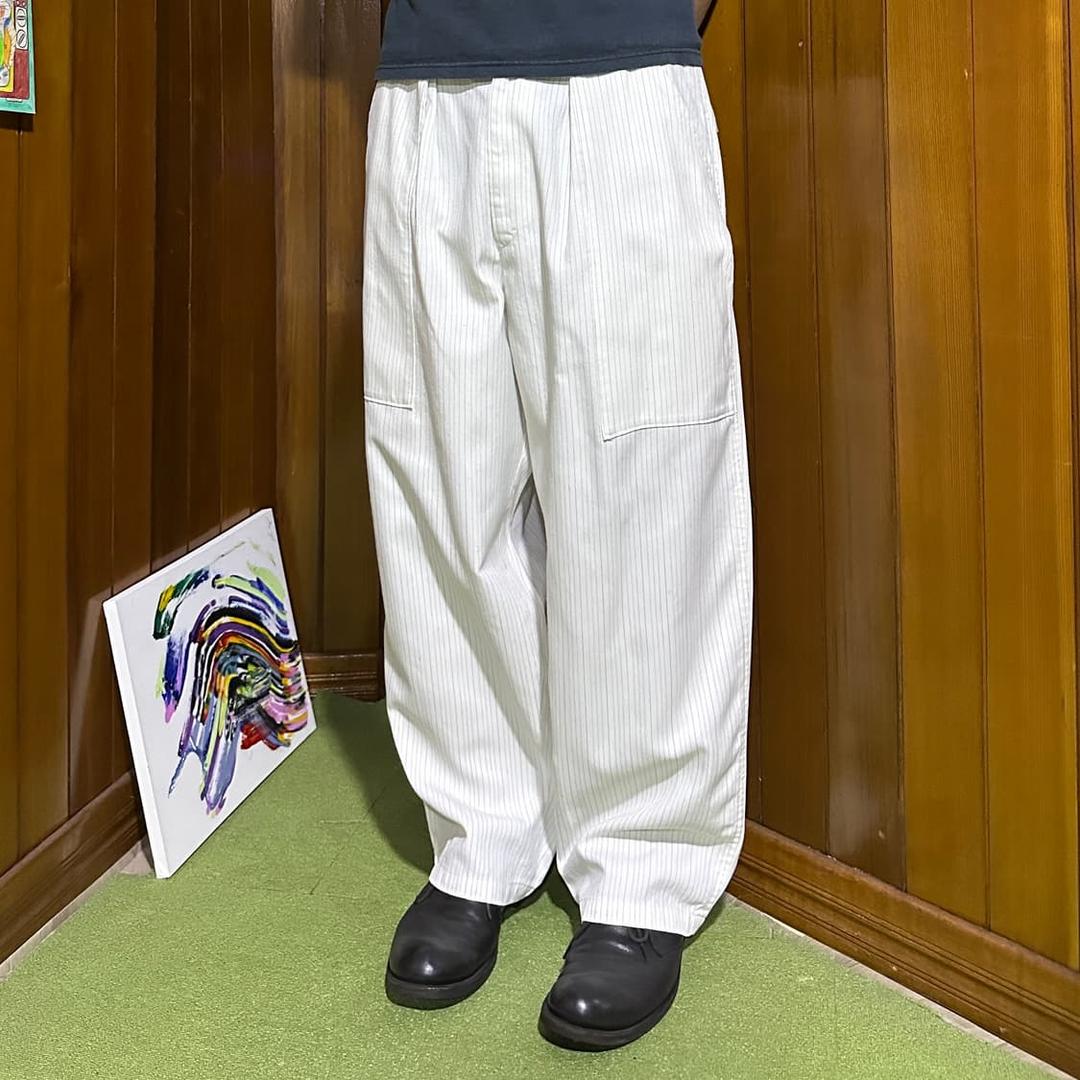 Y’s Yohji yamamoto stripe wide pants | 후루츠패밀리