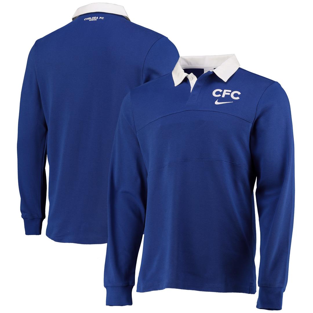 Chelsea Long Sleeve Polo - Blue