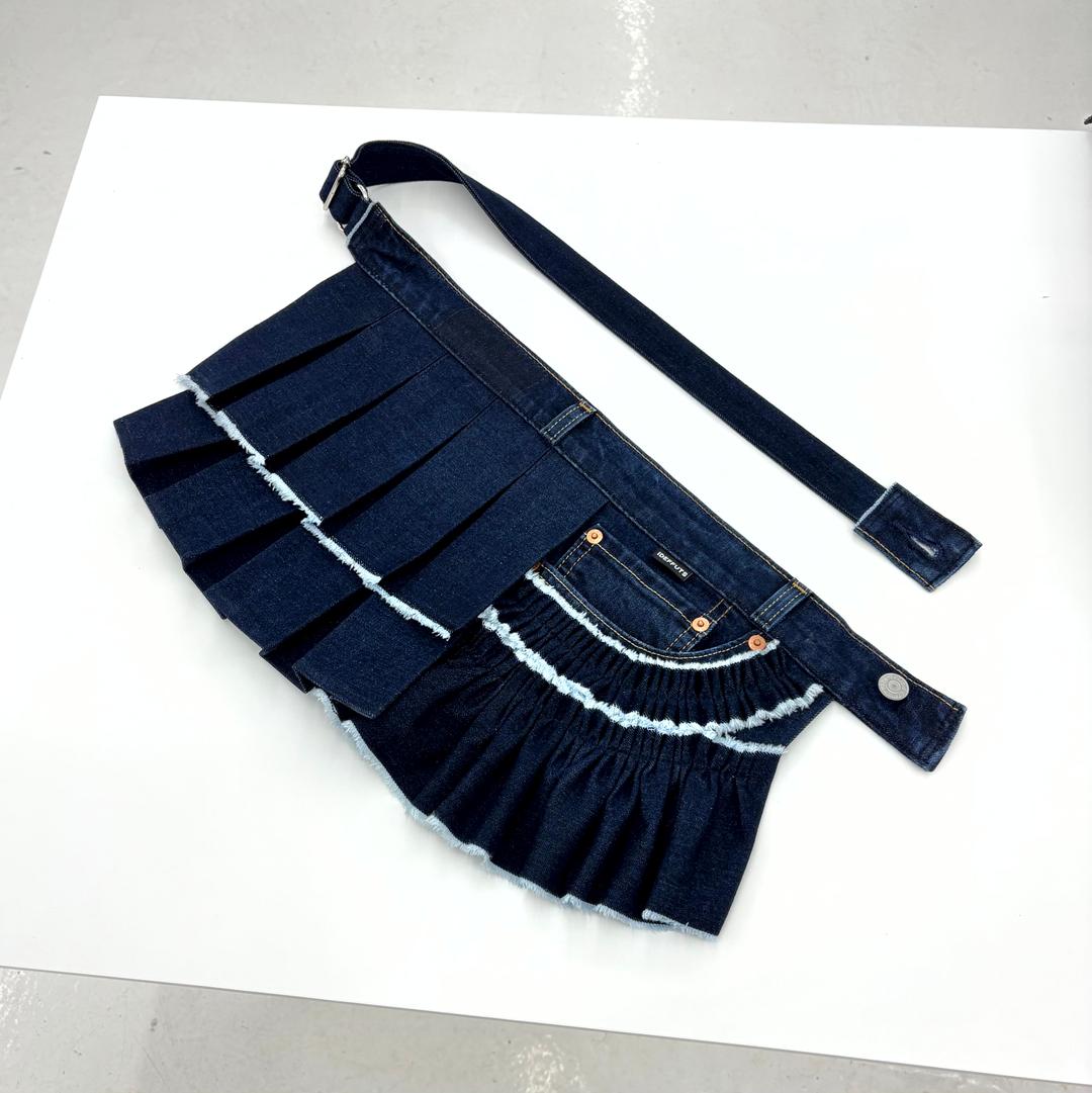 levis remade frill belt (denim)