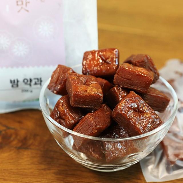 공주밤이 들어간 영양간식 수제밤약과