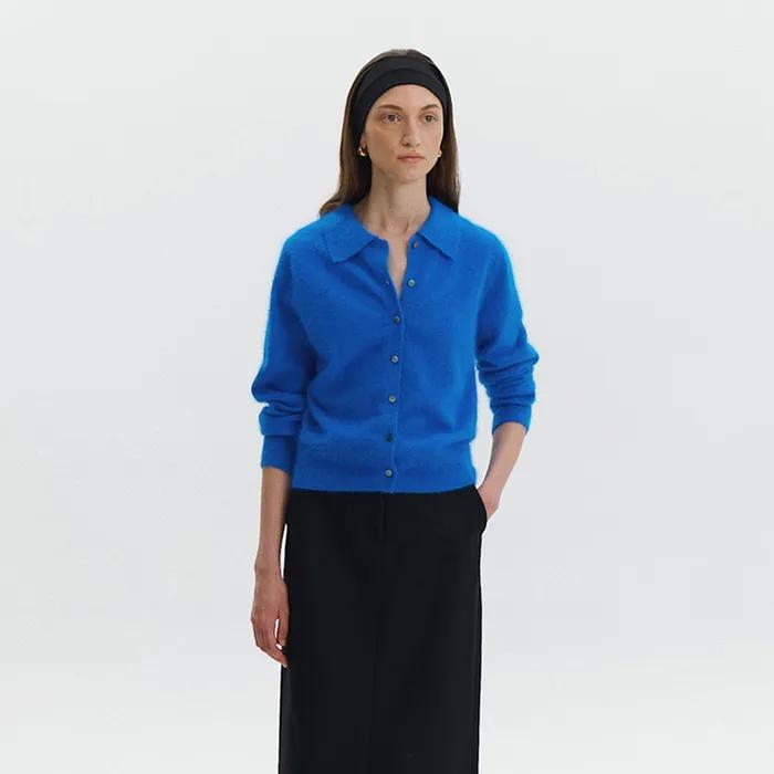 [2차] Beni Angora Cardigan in Royal Blue