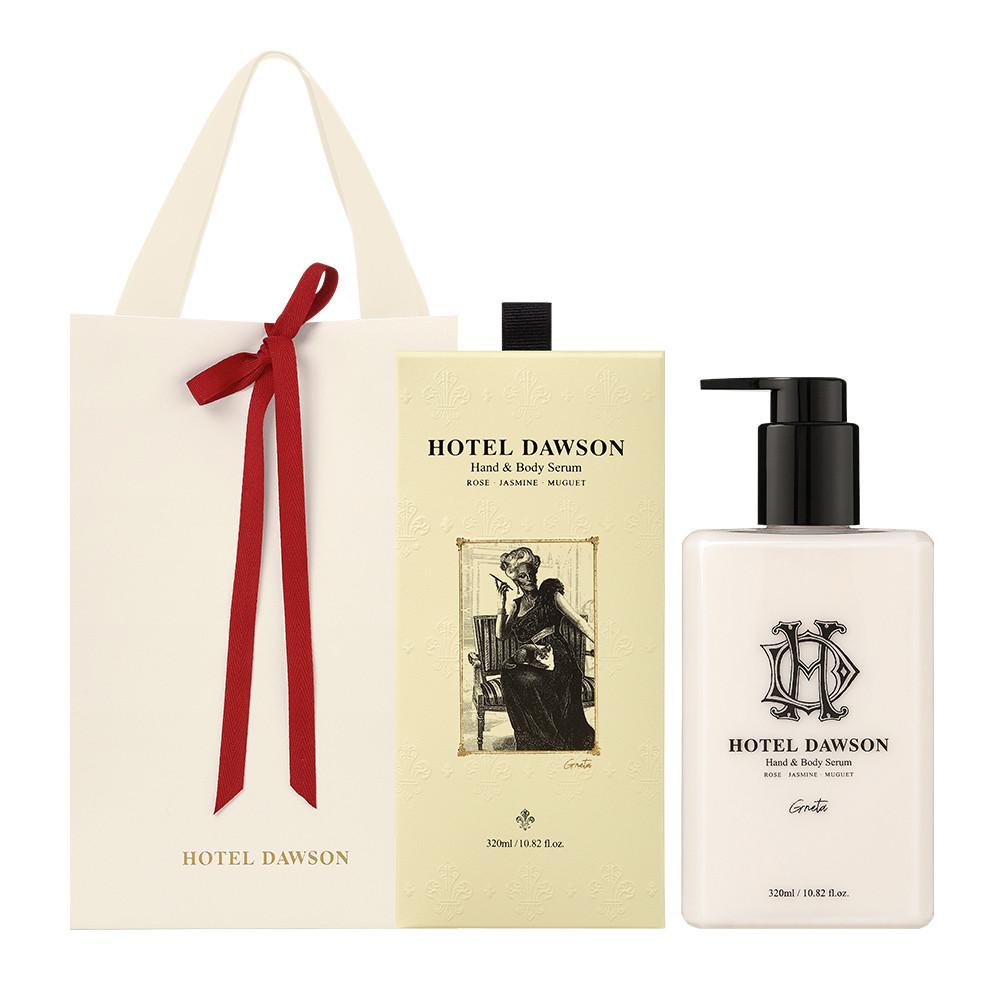 호텔도슨 퍼퓸 바디 세럼 320ml 플로럴/시트러스 머스크/우디향 선물 포장 키트