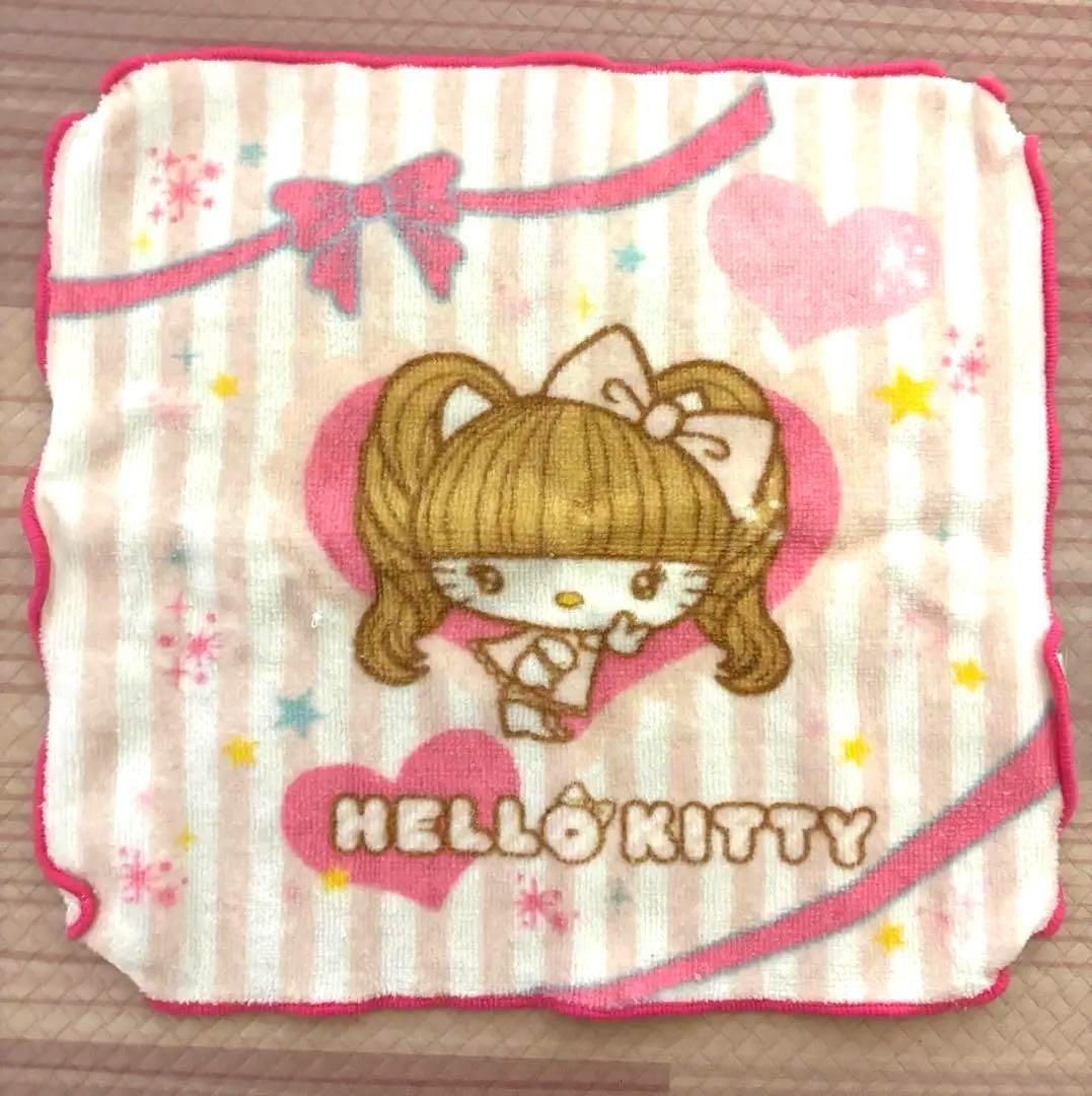 辻ちゃん 辻希美 ハローキティ　ミニタオル　リボン モー娘。 キティ　コラボ