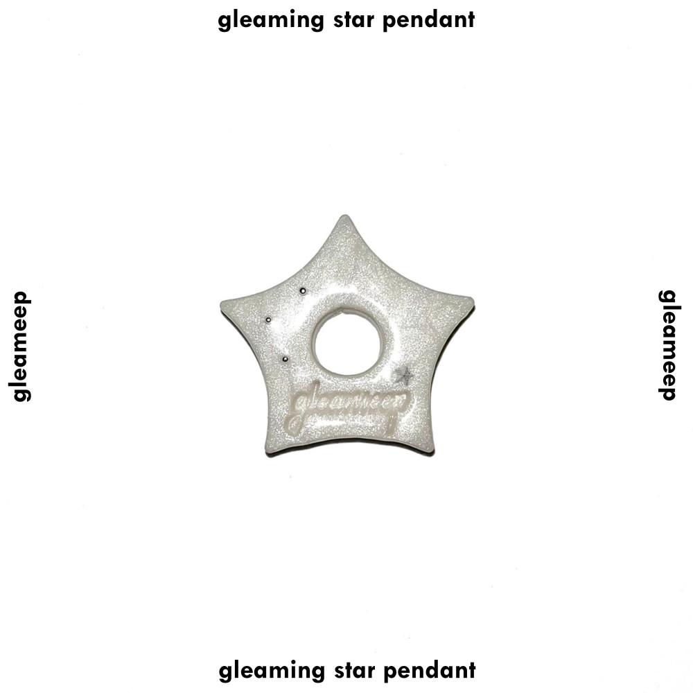 gleaming star pendant [white pearl]