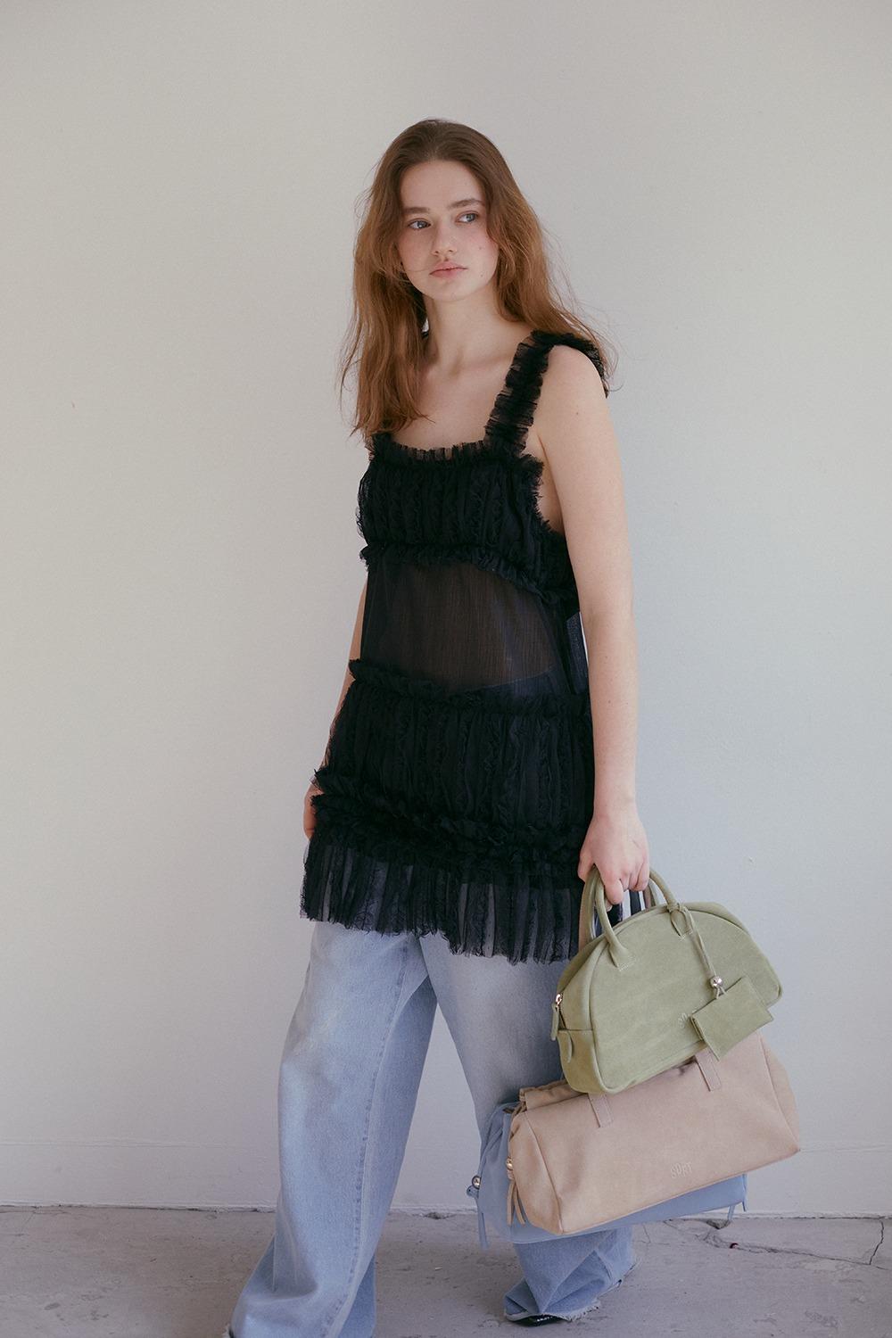 TULLE LAYERED ONE PIECE_BLACK
