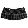 Micro mini pleats skirt (Black)