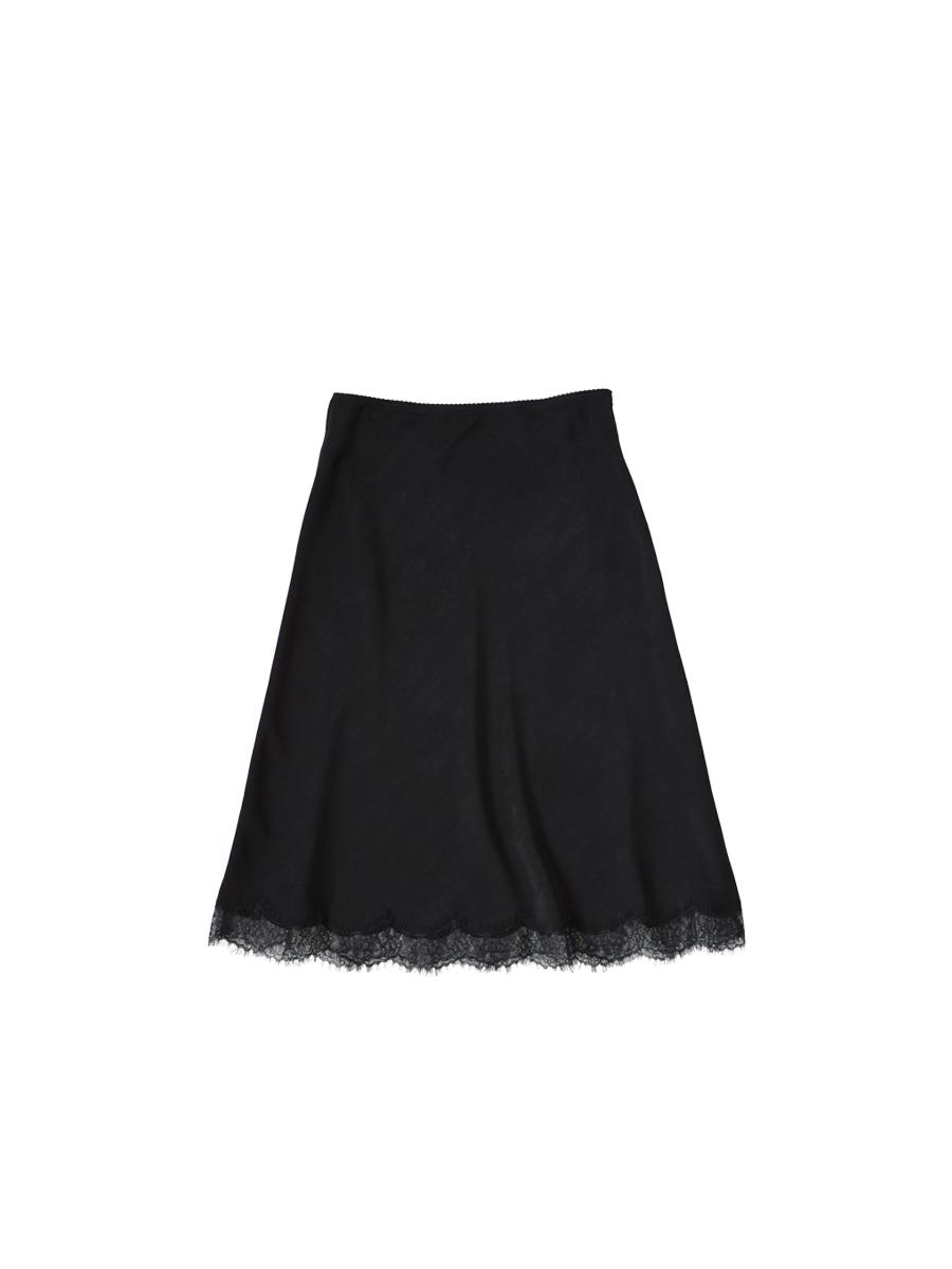bonnie lace skirt - black
