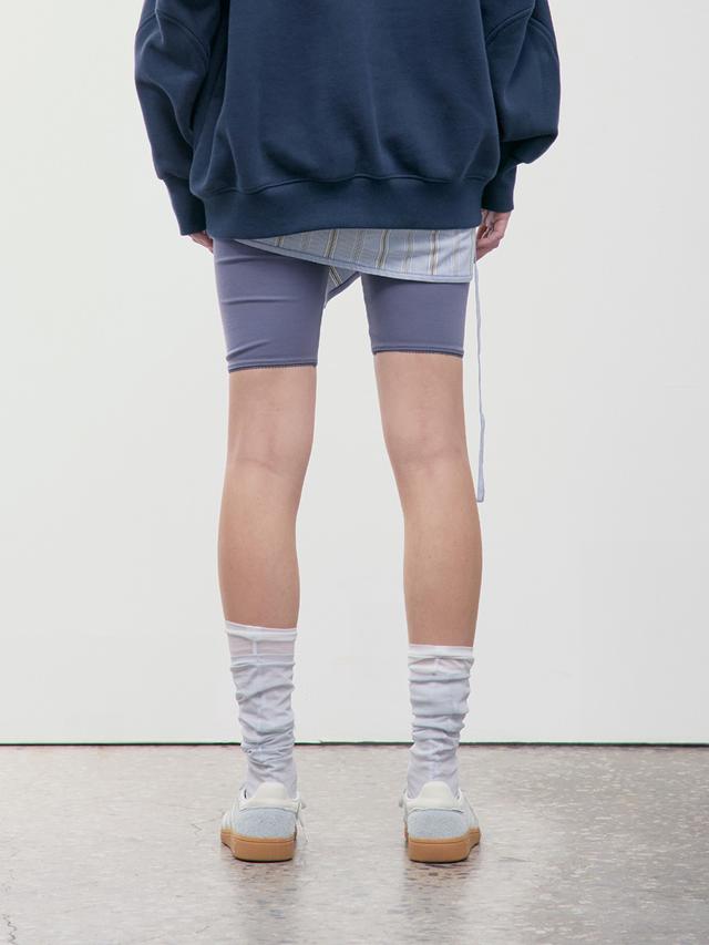 [4/9 예약배송] STRIPE KNIT WRAP SKIRT_BLUE