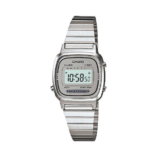 카시오 CASIO LA670WA-7SDF (LA670WA-7S) 은장 디지털