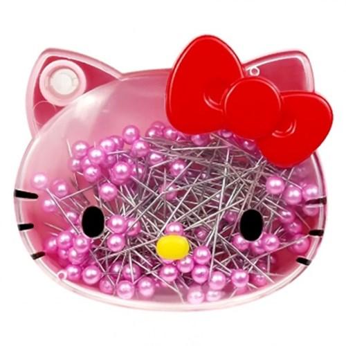 사무용품 문구 헬로키티 진주핀