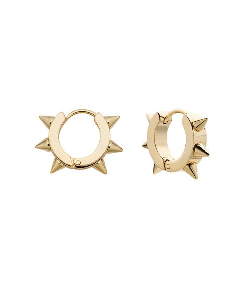 Stud gold earring
