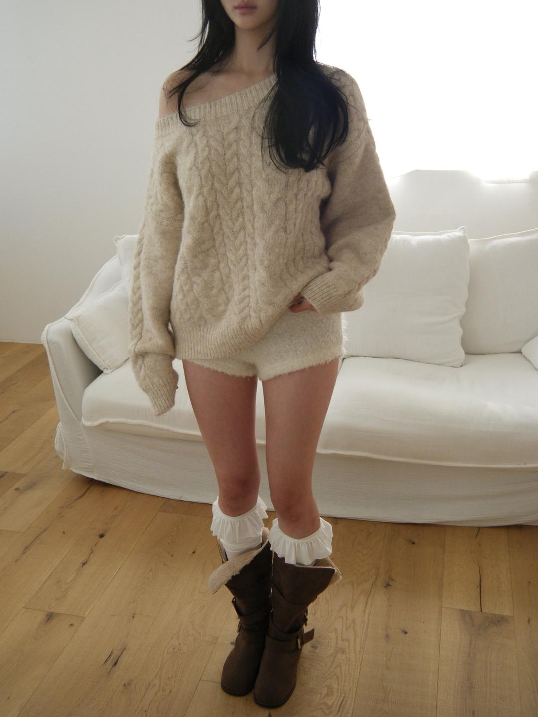 bare cable knit