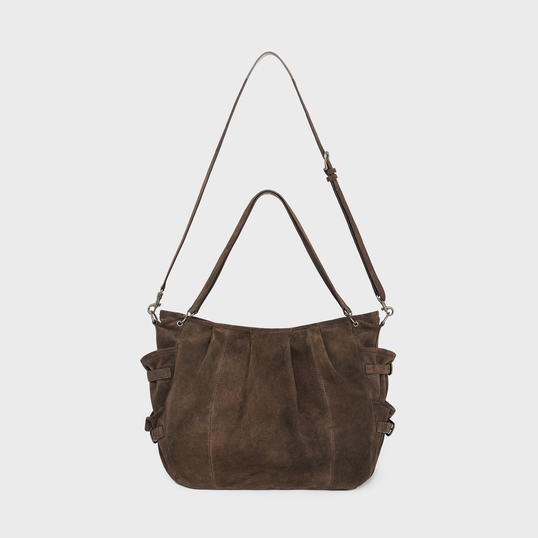 달스톤 레더 슬링백 - 투톤 브라운