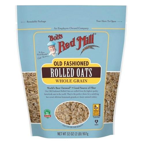 밥스레드밀 올드 패션드 롤드 오트 홀 그레인, 907g, 1개 - 쌀/잡곡류 | 쿠팡