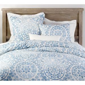 아나 메달리온 이불커버_K(블루)