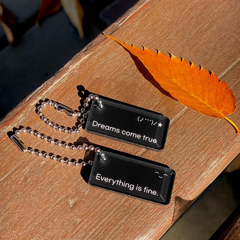 [하리무드] 단축키 아크릴 키링 (2종)