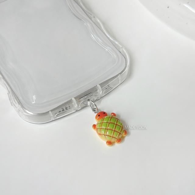 메론빵 거북이 충전 캡 단자 먼지방지 폰마개 8핀 C타입 보호캡 메이드윤